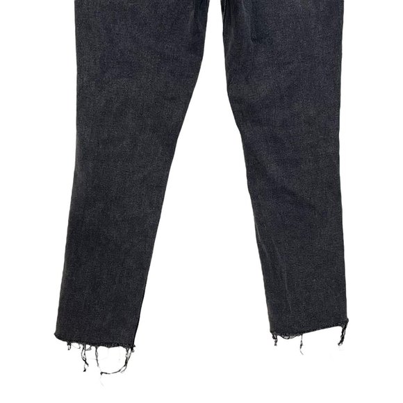 Good American Good Curve Skinny Jeans Raw Edge Black074 Womens Size 2 US 26 - Picture 8 of 14